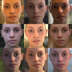 Digital Emily light study